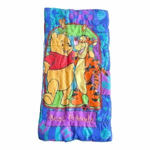 VTG '90s Disney Winnie the Pooh Tigger Best Friends Kids Sleeping Bag